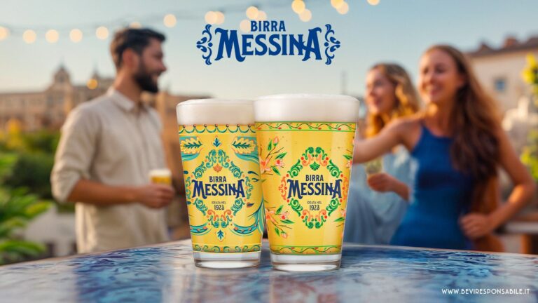 Birra Messina bicchieri