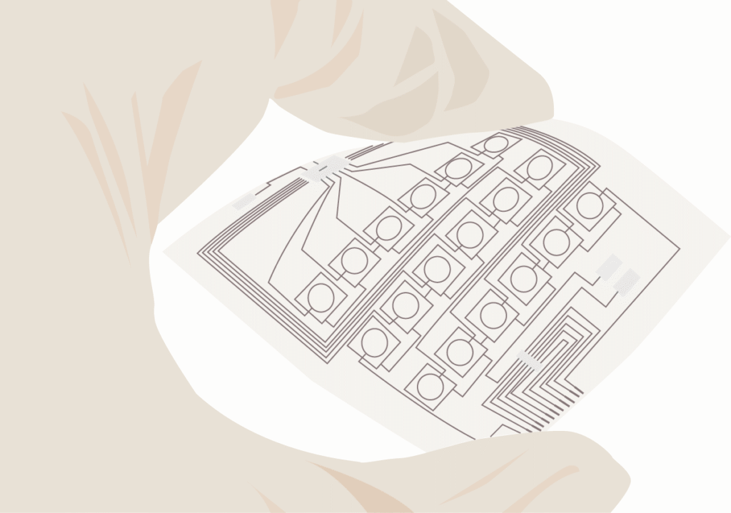 Fig. 1 – Esempio di un dispositivo elettronico stampato